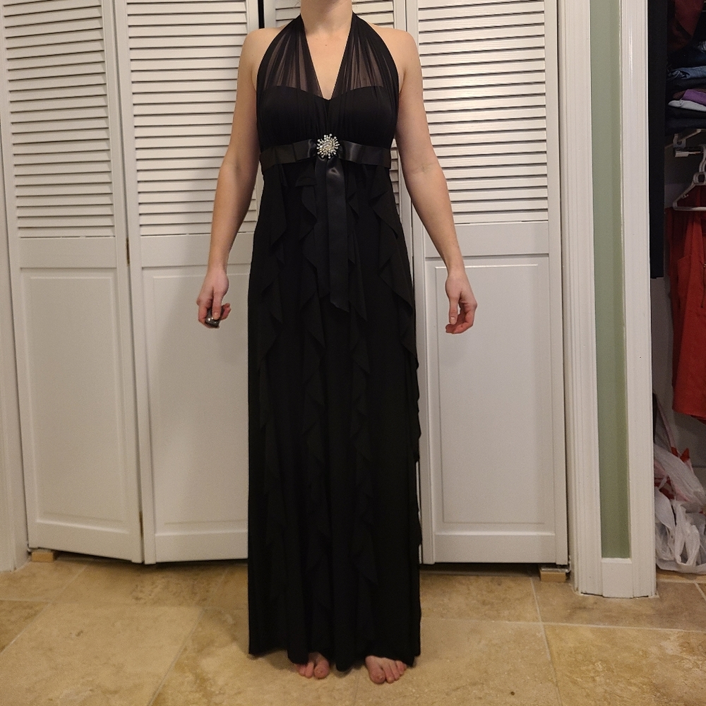 Betsy & Adam Formal Black Dress